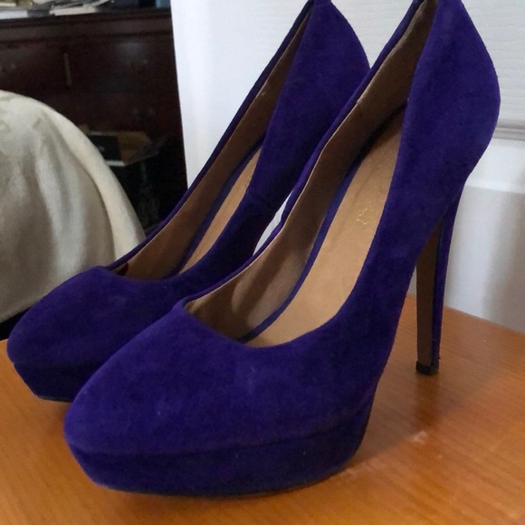 ALDO: Purple suede pumps - Picture 2 of 2